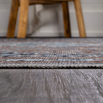 Dalyan Geometric Medallions Washable Area Rug